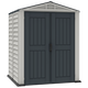 Сарай пластиковий YardMate 171x171x210 см темно-сірий - зображення 1