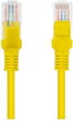 Патч-корд Lanberg Cat 5e UTP 20 м Yellow (PCU5-10CC-2000-Y) - зображення 1