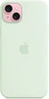 Панель Apple MagSafe Silicone Case для Apple iPhone 15 Plus Soft Mint (MWNG3ZM/A) - изображение 2