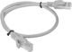 Zestaw patchcordów Lanberg Cat 6 UTP 0.5 m 10 szt Grey (PCU6-20CC-0050-S) - obraz 1