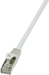 Patchcord LogiLink Cat 5e F-UTP 10 m Grey (CP1092S) - obraz 1