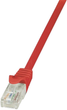 Patchcord LogiLink EconLine Cat 6 U-UTP 10 m Red (CP2094U) - obraz 1