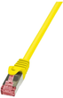 Patchcord LogiLink PrimeLine Cat 6 SFTP 3 m Yellow (CQ2067S) - obraz 1