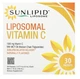 Ліпосомальний вітамін C, Sunlipid, з олією з MCT, 30 пакетиків по 5 мл - зображення 1