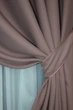 Комплект штор на люверсах VR-Textil Bagema Rvs № 1245ш Пудровый 150х250 см 2 шт (37-0018) - изображение 4