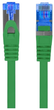 Patchcord Lanberg Cat 6a FTP 10 m Green (PCF6A-10CC-1000-G) - obraz 1