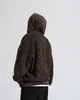 Худі оверсайз OGONPUSHKA Qoma Washed чорне XS - изображение 6