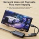 Сетевая карта Deepfox-2207 USB Type C/Type A RJ45 Gigabit Ethernet LAN адаптер сетевой 1000 Мбит/с - изображение 5