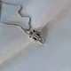 Серебряная подвеска Котик в камнях с зелеными глазками серебро 925 3145р 1.20г - изображение 3