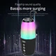 Портативная колонка TG644 5W с RGB подсветкой и ремешком Black - изображение 2