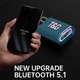 Портативная Bluetooth колонка TG396 5W с RGB подсветкой Blue - изображение 2