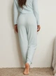 Пижамные штаны женские из вискозы NA-KD 1659-000113-0617 XS Голубые (7325945190016) - изображение 2