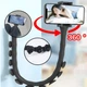 Тримач для телефону UKC Cute Worm Lazy Holder black гнучкий з присосками - зображення 3
