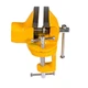 Тиски слесарные поворотные MASTERTOOL, 50 мм. Yellow (07-0201) - изображение 1