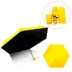 Компактна парасолька в капсулі-футлярі Capsule Umbrella Original кишенькова механічна 165 гр Захист від ультрафіолету Жовтий - зображення 2