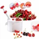 Машинка для удаления вишневых косточек Helfer Hoff Cherry Белого цвета для быстрой работы - изображение 2