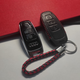 Шкіряний чохол для ключа Audi (Ауди) A3 A4 B9 A6 A7 4K A8 E-tron Q5 Q8 C8 D5 SQ8 3 кнопки 134549 - изображение 4