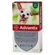 Капли от блох и клещей для собак до 4 кг Advantix (Адвантикс) by Bayer Animal, 4 пипетки - изображение 1