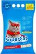 Super Cat Стандарт - древесный наполнитель для туалета, без аромата (синий), 3 кг - изображение 1