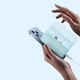 Павербанк з бездротовою зарядкою Qi 15W Baseus Magnetic Mini Wireless Fast Charge 2in1 10000mAh 20W 2.4A QC3.0+PD3.0 (PPCX030003) Блакитний - изображение 8