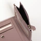 Женский кожаный кошелек Classik DR. BOND WN-23-10 pink-purple - изображение 2