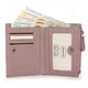 Женский кожаный кошелек Classik DR. BOND WN-23-10 pink-purple - изображение 5