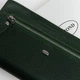 Женский кожаный кошелек Classik DR. BOND WMB-2M green - изображение 3
