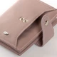 Женский кожаный кошелек Classik DR. BOND WN-23-15 pink-purple - изображение 4