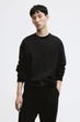 Свитшот с начесом для мужчины H&M 0970818-001 XL Черный - изображение 3