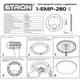 Светодиодный модуль светильник ETRON 1-EMP-280 72W Matrix 5000K IP20 круг 300 мм - изображение 4