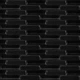 3D панель самоклеюча кладка чорна 700х770х7мм (038) SW-00000303 - зображення 1