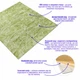 Декоративная 3D панель самоклейка под кирпич DEEP Green 700х770х5мм (069) SW-00000171 - изображение 2
