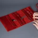 Кожаный органайзер для украшений INCARNE Beauty Weekend Красный - изображение 6
