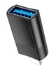 Перехідник адаптер Hoco UA17 Lightning Male to USB female (чорний) - зображення 2