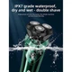 Электробритва мужская на аккумуляторе Hoco DAR06 Plus IPX7/USB Electric Razor With Smart LED Indicator Green - изображение 5