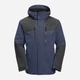 Спортивна вітрівка чоловіча Jack Wolfskin Jasper 2L Jkt M 1108373-1292 S Сіра з синім (4064886000017) - зображення 3