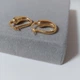 Серьги женские висячие минимализм MK1282 золотой - изображение 5