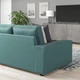 П-подібний диван IKEA KIVIK КІВІК, 6-місний, Келінге сіро-бірюзовий, 294.430.64 - изображение 4