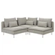 Кутовий диван IKEA SÖDERHAMN, 3-місний, Viarp бежевий, коричневий, 293.058.83 - изображение 3