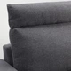 3-місний диван IKEA VIMLE ВІМЛЕ, з підголовником з широкими підлокітниками, ГУННАРЕД класичний сірий, - изображение 3