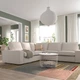 Угловий диван IKEA KIVIK КІВІК, 4-місний, Світло-бежевий трезунд, 894.828.54 - зображення 4