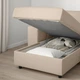 4-місний диван із кушеткою IKEA VIMLE ВІМЛЕ, з широкими підлокітниками, ХАЛАРП бежевий, 694.017.69 - зображення 8