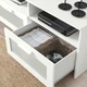 Тумба під телевізор IKEA BRIMNES БРІМНЕС, білий, 258x41x190 см, 891.843.31 - изображение 6
