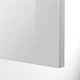 Висока шафа для холодиль IKEA METOD МЕТОД, 3 дверцят, білий, Ringhult світло-сірий, 60х60х240 см, 694.673.26 - изображение 2