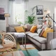 Кутовий диван IKEA SÖDERHAMN, 4-місний, з вікритою секцією, Viarp бежевий, коричневий, 893.058.42 - изображение 8