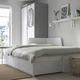 Каркас кушетки із 2 шухлядами IKEA FLEKKE ФЛЕККЕ, білий, 80х200 см, 003.201.34 - изображение 2