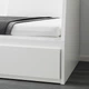 Каркас кушетки із 2 шухлядами IKEA FLEKKE ФЛЕККЕ, білий, 80х200 см, 003.201.34 - изображение 7