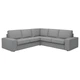 Кутовий диван IKEA KIVIK КІВІК, 4-місний, Tibbleby бежевий, сірий, 294.404.71 - изображение 1