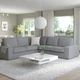 Кутовий диван IKEA KIVIK КІВІК, 4-місний, Tibbleby бежевий, сірий, 294.404.71 - изображение 3
