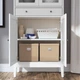 Тумба під телевізор IKEA IDANÄS ІДАНЕС, скло, білий, 325x40x211 см, 194.373.32 - изображение 11